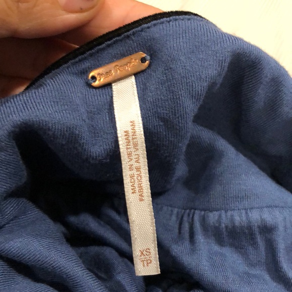 Free People Oh-So Easy Velvet  Babydoll Dress XS - Picture 3 of 8